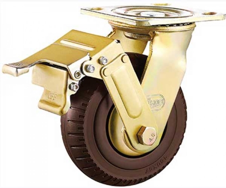 6寸/8寸/10寸垃圾桶刹車腳輪