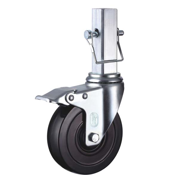 活動（dòng）腳輪有帶調節螺栓