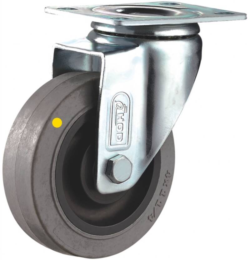 耐（nài）高溫橡（xiàng）膠（jiāo）工業腳輪